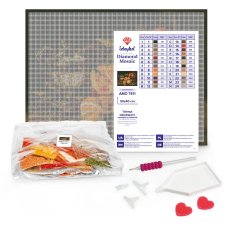 Алмазная мозаика Маленький тигренок, Идейка (30х40 см)