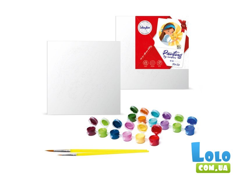 Картина по номерам Лесной караул, Идейка (30х30 см)