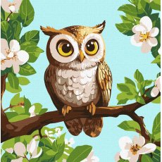 Картина по номерам Лесной караул, Идейка (30х30 см)