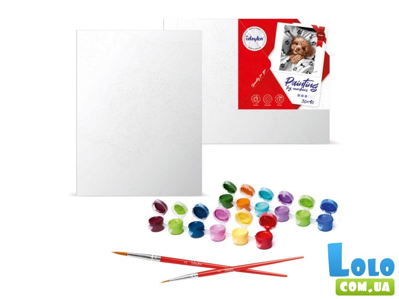 Картина по номерам Феи среди цветов, Идейка (30х40 см)