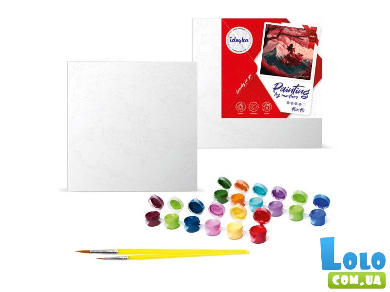 Картина по номерам Лебединая верность, Идейка (40х40 см)