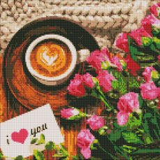 Алмазная мозаика Лучшее утро, Идейка (40х40 см)