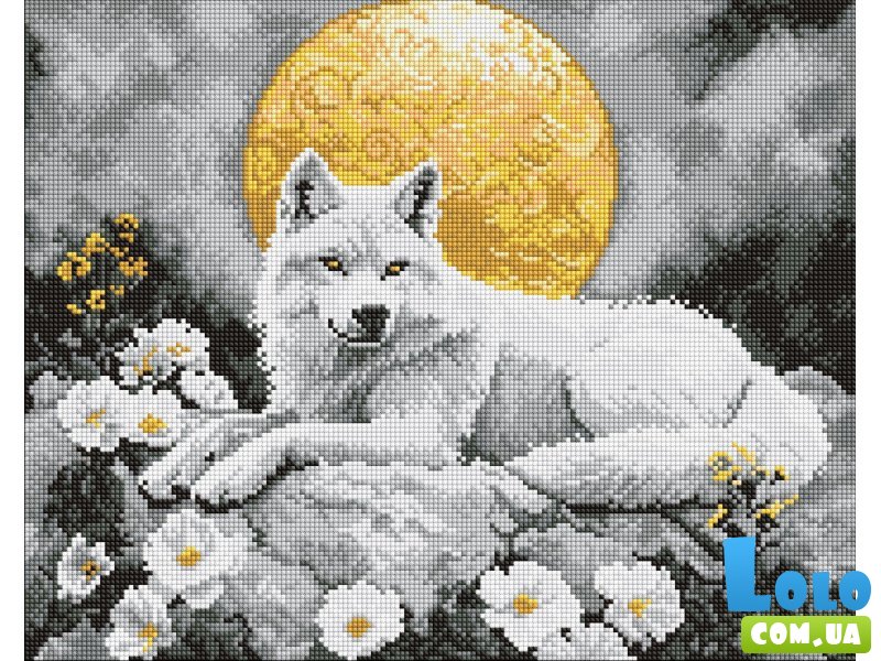 Алмазная мозаика Под светом луны, Идейка (40х50 см)