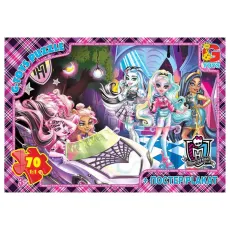 Пазл Monster High, G-Toys, 70 эл.