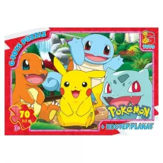 Пазл Pokemon, G-Toys, 70 эл.