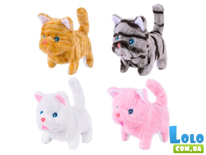 Игрушка мягкий интерактивный котенок (в ассортименте)