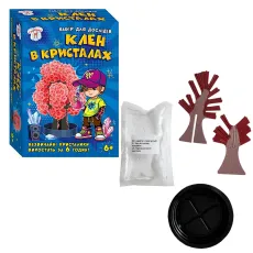 Набор для исследований Клен в кристаллах (красный), Ранок