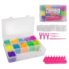 Набор резиночек для плетения в боксе