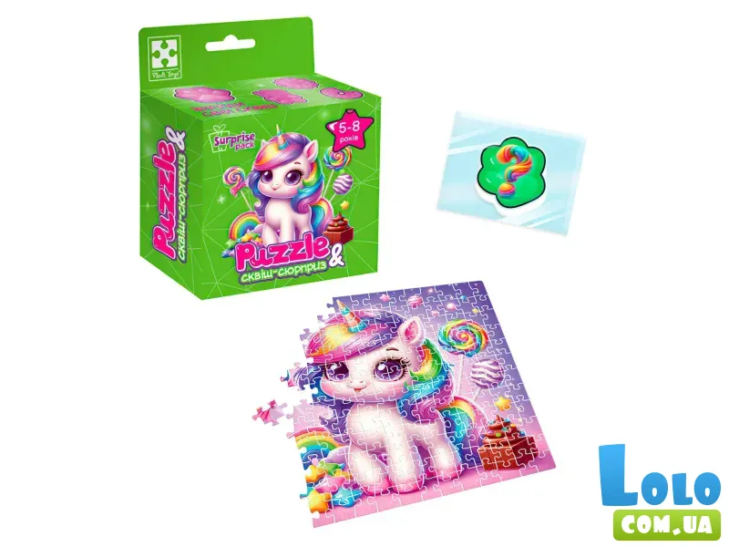 Пазлы с сюрпризом Единорожка 2, Vladi Toys, 180 эл.