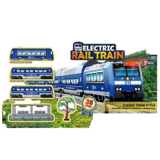 Железная дорога с поездом