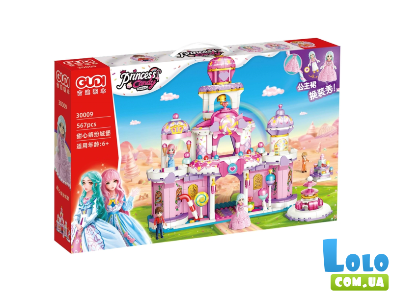 Конструктор Красочный конфетный замок (30009), 567 дет.