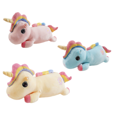 Мягкая игрушка Единорожка с пледом, 54 см (в ассортименте)