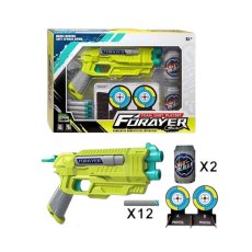 Пистолет с мягкими патронами и мишенью