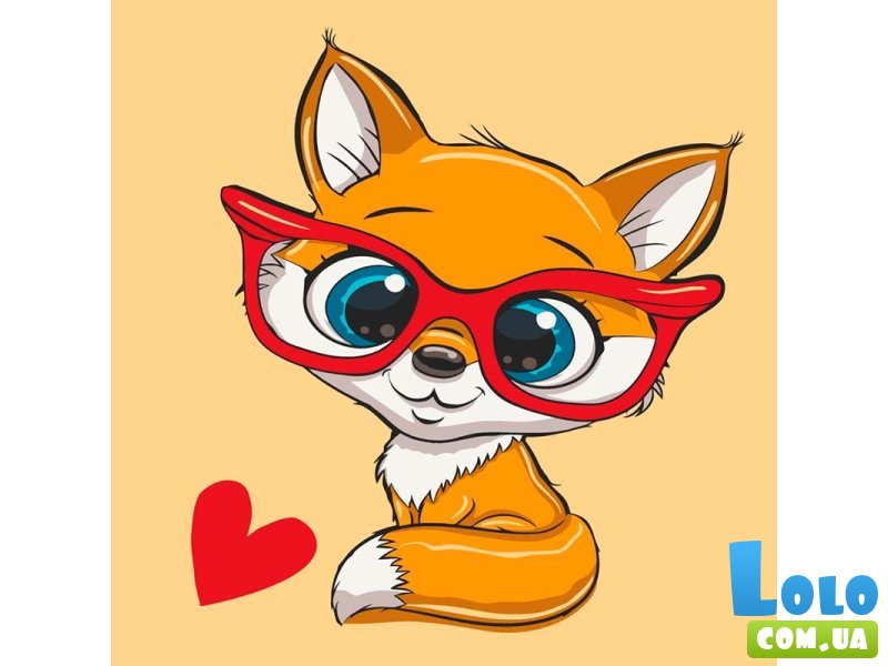 Картина по номерам Лисенок, Art Craft (30х30 см)