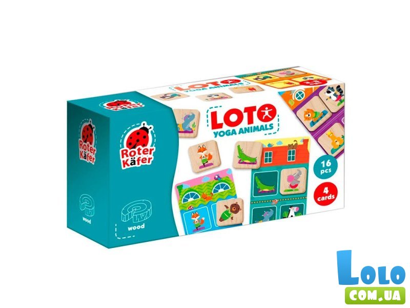 Настольная игра Лото Yoga Animals, Vladi Toys