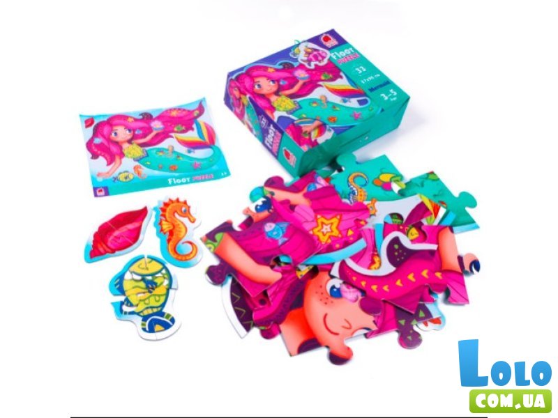 Пазл Русалка, Vladi Toys, 33 эл.