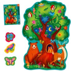 Пазл Лесные животные, Vladi Toys, 40 эл.