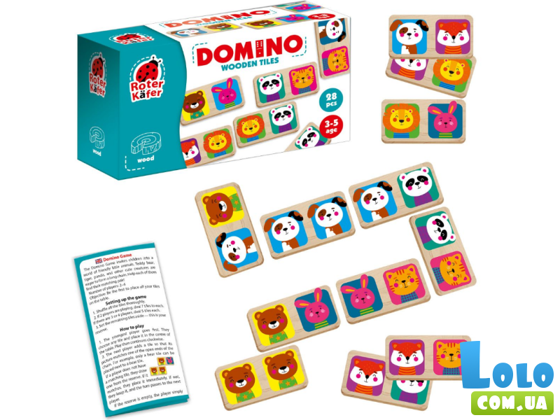 Настольная игра Roter Kafer Домино, Vladi Toys