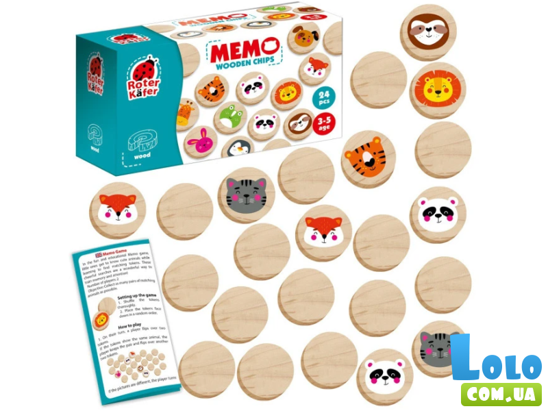 Настольная игра Roter Kafer Мемо, Vladi Toys