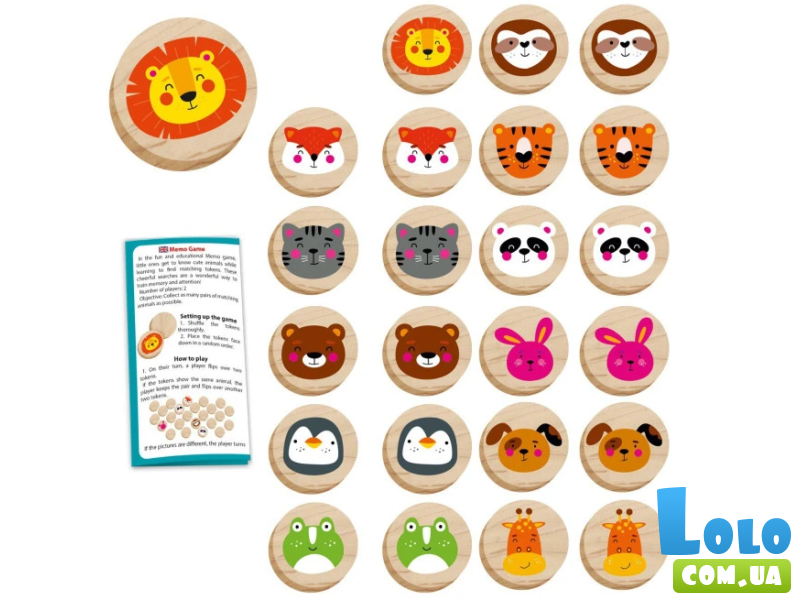 Настольная игра Roter Kafer Мемо, Vladi Toys