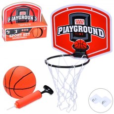 Баскетбольное кольцо с мячом и насосом