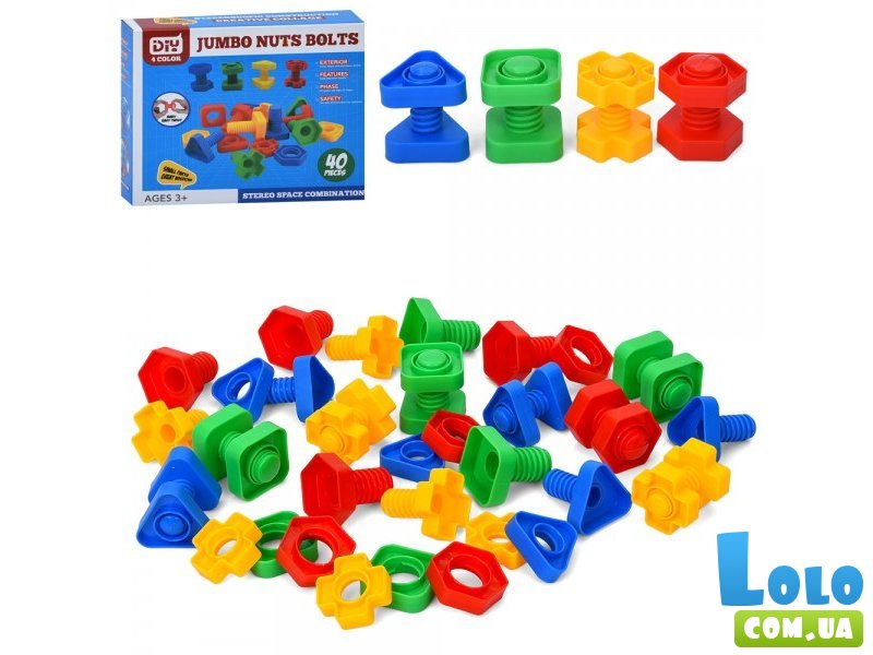 Конструктор на шурупах (B0010), 40 дет.