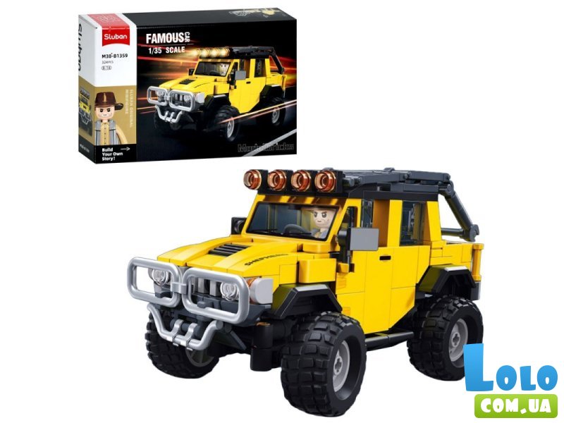 Конструктор Джип, Sluban (M38-B1359), 324 дет.