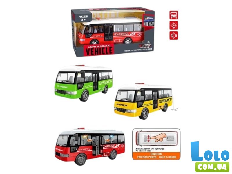 Автобус игрушечный (в ассортименте)