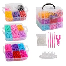 Набор резиночек для плетения с фурнитурой