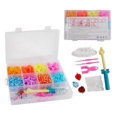 Набор резиночек для плетения с фурнитурой и аксессуарами