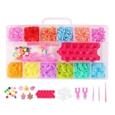 Набор резиночек для плетения с аксессуарами