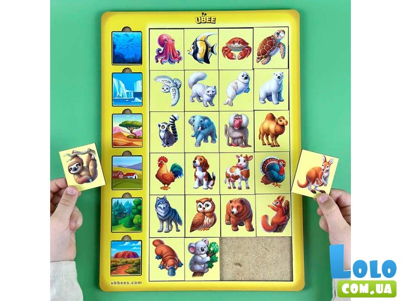 Развивающая игра ассоциации Животные, UBEE