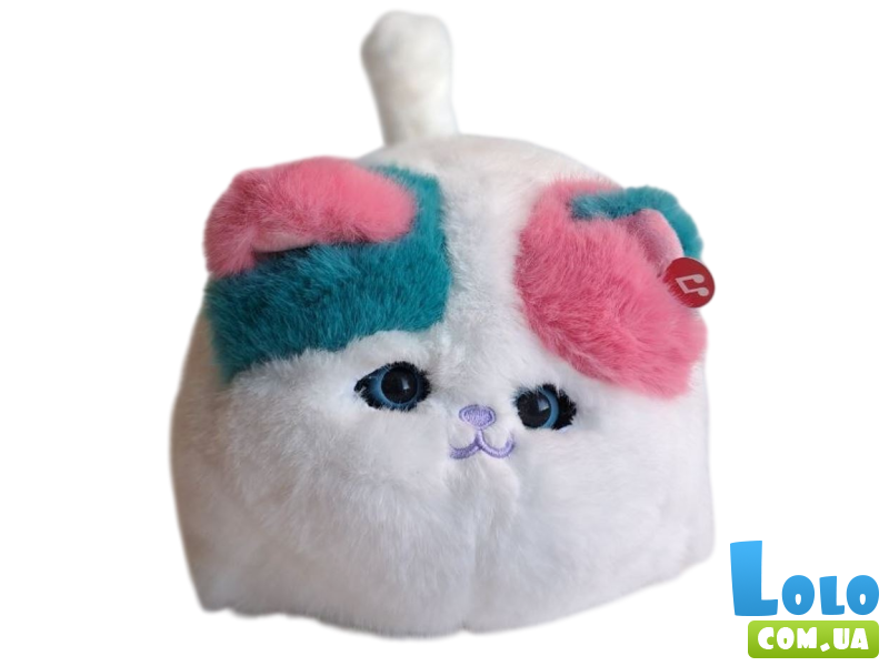 Мягкая интерактивная игрушка Кошка с цветными ушками