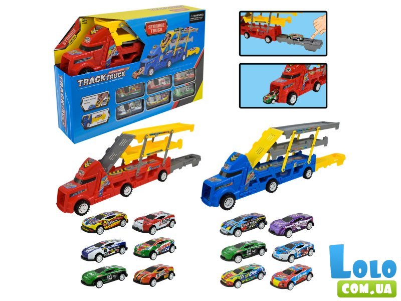 Трейлер с машинами (в ассортименте)