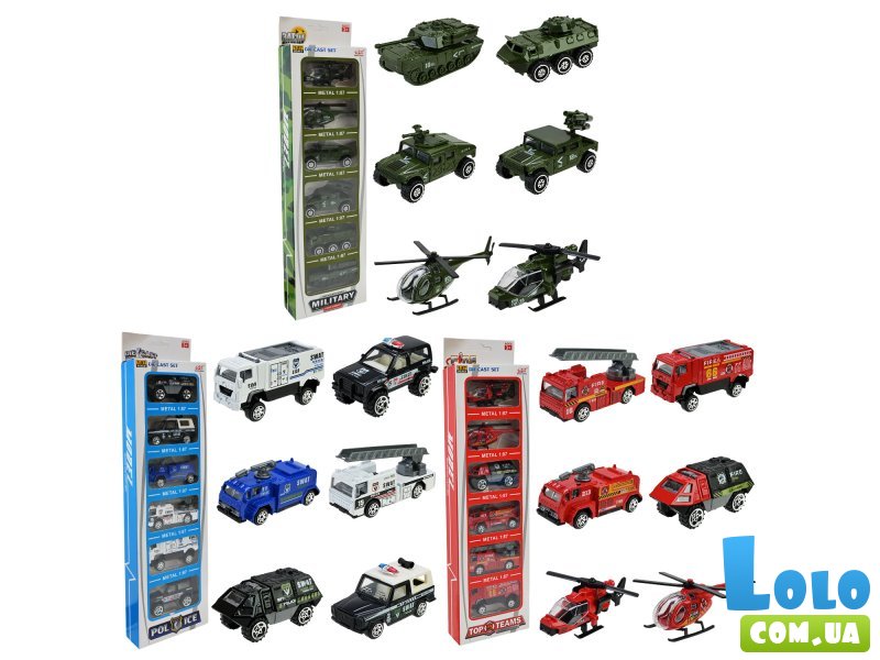 Набор металлического транспорта (в ассортименте)