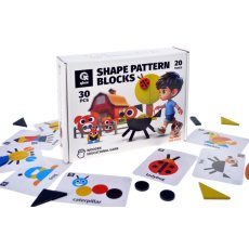 Развивающая деревянная игра Фигурная мозаика, Qbee