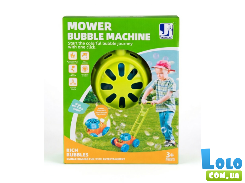 Мыльные пузыри-каталка Газонокосилка (в ассортименте)