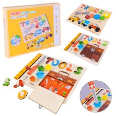 Деревянная развивающая бизи-доска