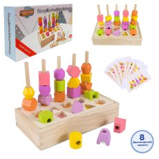 Деревянная развивающая игрушка-сортер