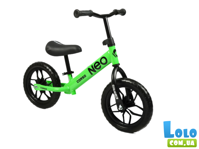 Беговел детский Corso Neo (салатовый)