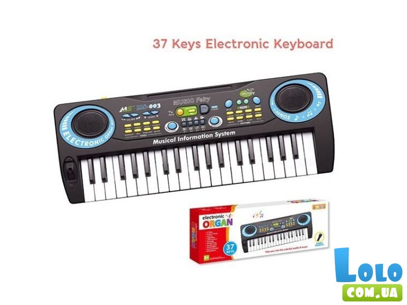 Детский синтезатор с микрофоном