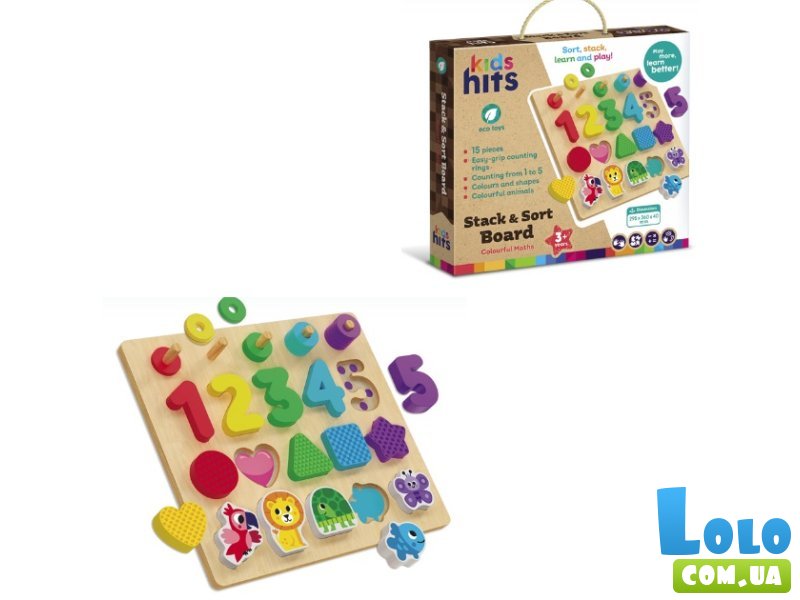 Деревянная игрушка-сортер, Kids Hits