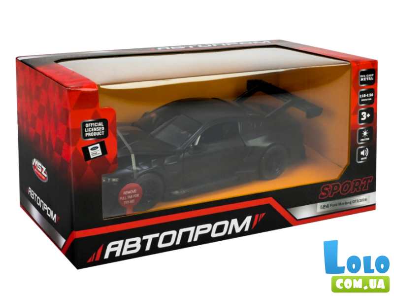 Машина Ford Mustang GT3(2024), Автопром