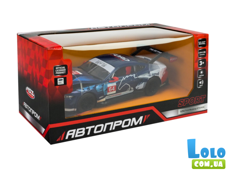 Машина Ford Mustang GT3 (2024), Автопром