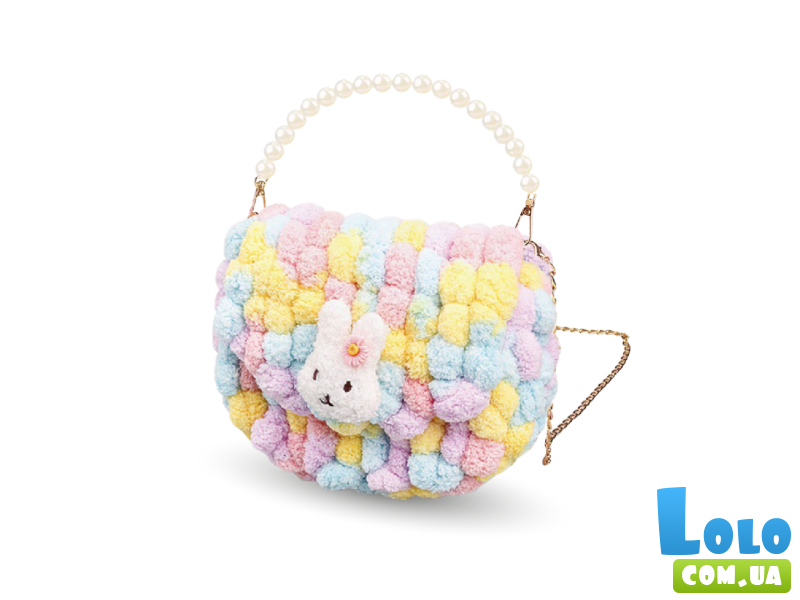Набор для создания круглой сумочки Зайчик, Brushme (пастельный)