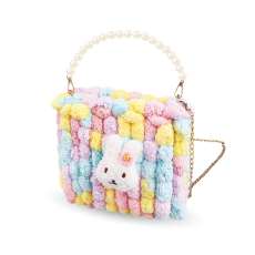 Набор для создания квадратной сумочки Мишка, Brushme (пастельный)