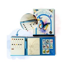 Набор для творчества Акварельный скетчбук Бабочки, Brushme