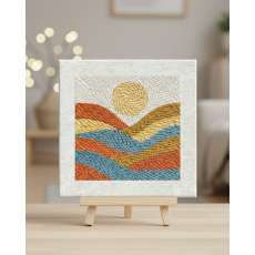 Набор для создания ковровой вышивки Горизонт грез, Brushme (25х25 см)