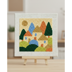 Набор для создания ковровой вышивки Возвращение домой, Brushme (25х25 см)