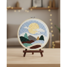 Набор для создания ковровой вышивки Под светом луны, Brushme (20 см)